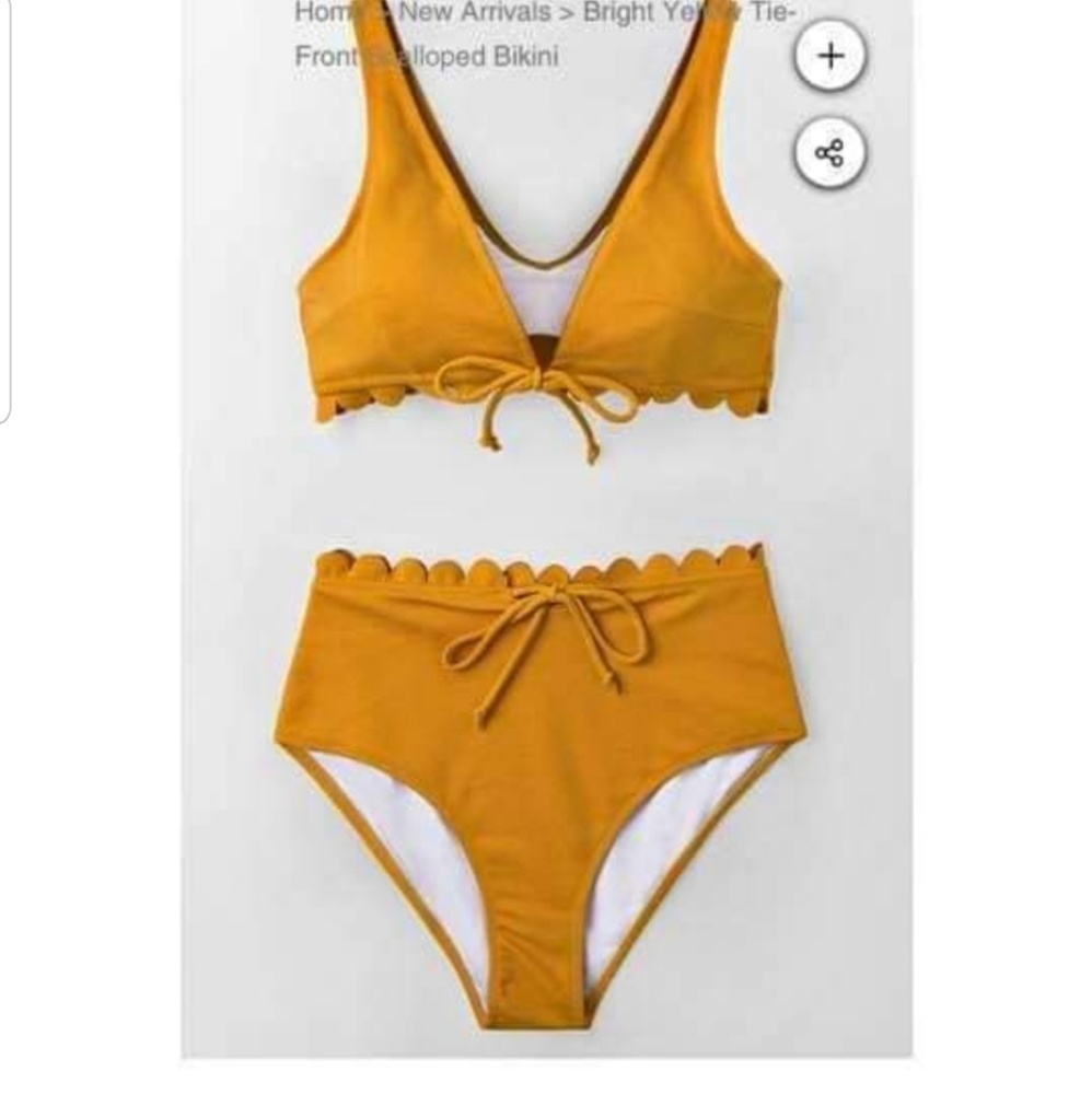 Super Cute Yellow Bikini